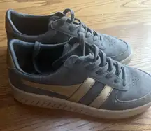 Gola Grandslam blue suede sneakers