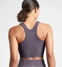 Athleta Conscious Top Wash Crop Mythical Purple