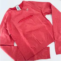 Gymshark L Vital Long Sleeve Cut Out Top