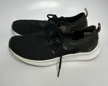 Adidas nergize women's sneakers black leopard print size 9 casual activewear