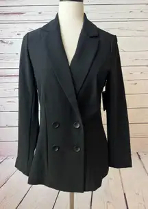 NWT Boston Proper blazer size 6 Suit Jacket Beyond Travel‎ Black Career Womens