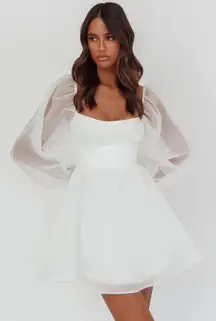 Selfie Leslie White Mini Dress