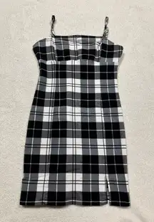 Plaid Mini Dress