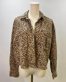 Animal Print Button Down