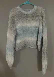 Wild Fable Sweater Ombre Striped Pullover Soft Cozy Short Knit Small