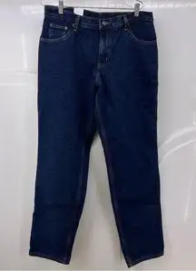 Full blue ladies jeans flannel lined 12x33 b38