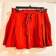 Anama Rustic Orange Mini Skirt