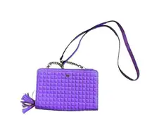 New Gianni Bini Lavender Purple Crossbody With Gold Chain