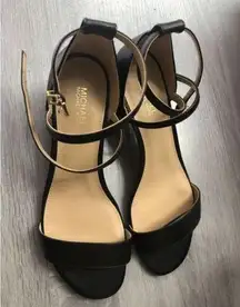 Michael Kors , Serena flex sandal, size 8m gel pad added for extra comfort