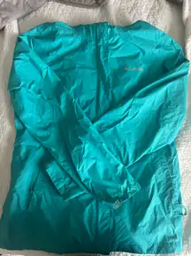 Columbia Teal Raincoat