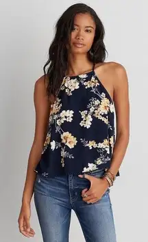 AEO Hi-Neck Tulip Back Tank