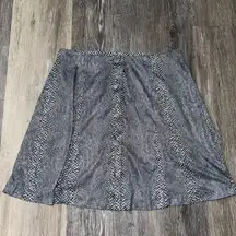 Anasets Made in USA Snakeskin Mini Skirt - Size S