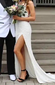 White Prom Dress ()