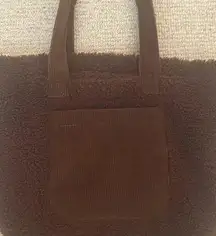 American eagle tote bag brown Sherpa.