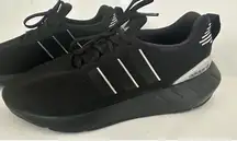 adidas Originals Swift Run 22 Core Black Knit Running Sneakers Womens New No Box