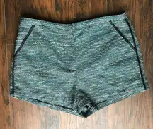 Forever 21 tuxedo stripe sparkly shorts