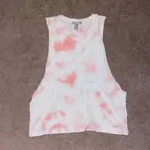 Forever 21 Pink Tye Dye Muscle Tee