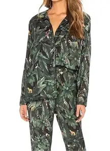 NWT PLUSH REVOLVE Silky Jungle Print Pajama Set Sz XS