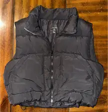 Love Tree Black Puffer Vest