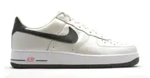 Nike Air Force 1 Pewter‎ Pearl Metallic Low Wedding Sneaker Women's Size 8