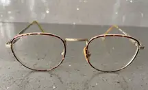 Colours by Alexander Julian Eyeglasses Frames ONLY Round 48-20-135 Havana Satin