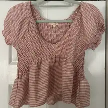 Pink Ruffled Top  From PacSun S