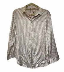 Victoria’s Secret button down sleep shirt Sz Med
