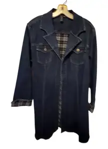 Heavyweight Denim Coat Flannel Lined