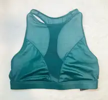 Victoria's secret victoria sport high neck mesh racerback sports bra green - XS