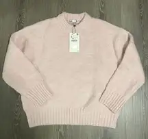 NWT  baby light pink fluffy sweater