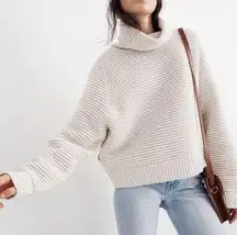 Madewell Side Button Turtleneck Sweater Small