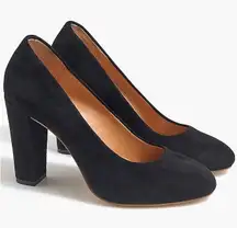 J.Crew Olive Suede Black Sz 7 Pumps