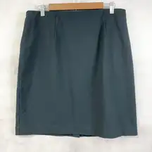 J Jill Womens Skirt Size Medium Petite Ponte Pencil Capsule Minimal Preppy Siren