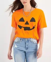 Love Tribe Juniors' Pumpkin Graphic T-Shirt, Size XL New w/Tag