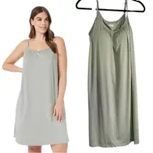 32 Degrees Gray Athletic Dress with Built in Bra L