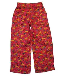 J.Crew NWT  Collection Silk Twill Pull-on Pant in Cerise Jungle Cat Floral 4