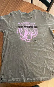 Distressed Graphic T-shirt