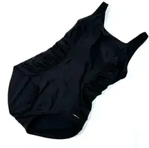 Speedo Black Rushed Bathing Suit