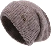  Cashmere Slouchy Beanies for Women Winter Lightweight Girls Wool Knit Hat Cuffed Soft Warm Slouch Beanie Cap