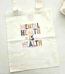 Tote Bag‎ Mental Health Is Health Handmade