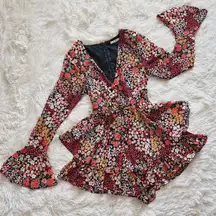 Francesca’s Floral Ruffle Romper