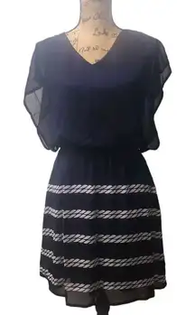 Charmed Charlie Dress‎ Womens Medium Navy