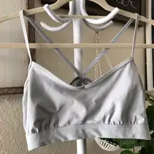 Blueish Gray cami sports bra