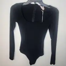 New NWT Show me your mumu black Long Sleeve bodysuit