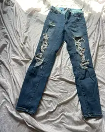 Blue Ripped Jeans