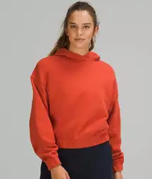 Relaxed Cropped Hoodie