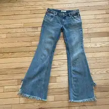 We The Free Flare Frayed Hem Jeans sz25