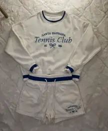 Lazy Sunday sweat shirt and shorts set