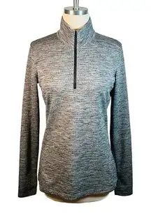 NIKE GOLF 1/4 ZIP PULL OVER DRI FIT GRAY LONG SLEEVE TOP WOMEN SIZE MEDIUM‎