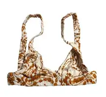 PrettyLittleThing Womens Baroque Printed Bralette Top Size 2
